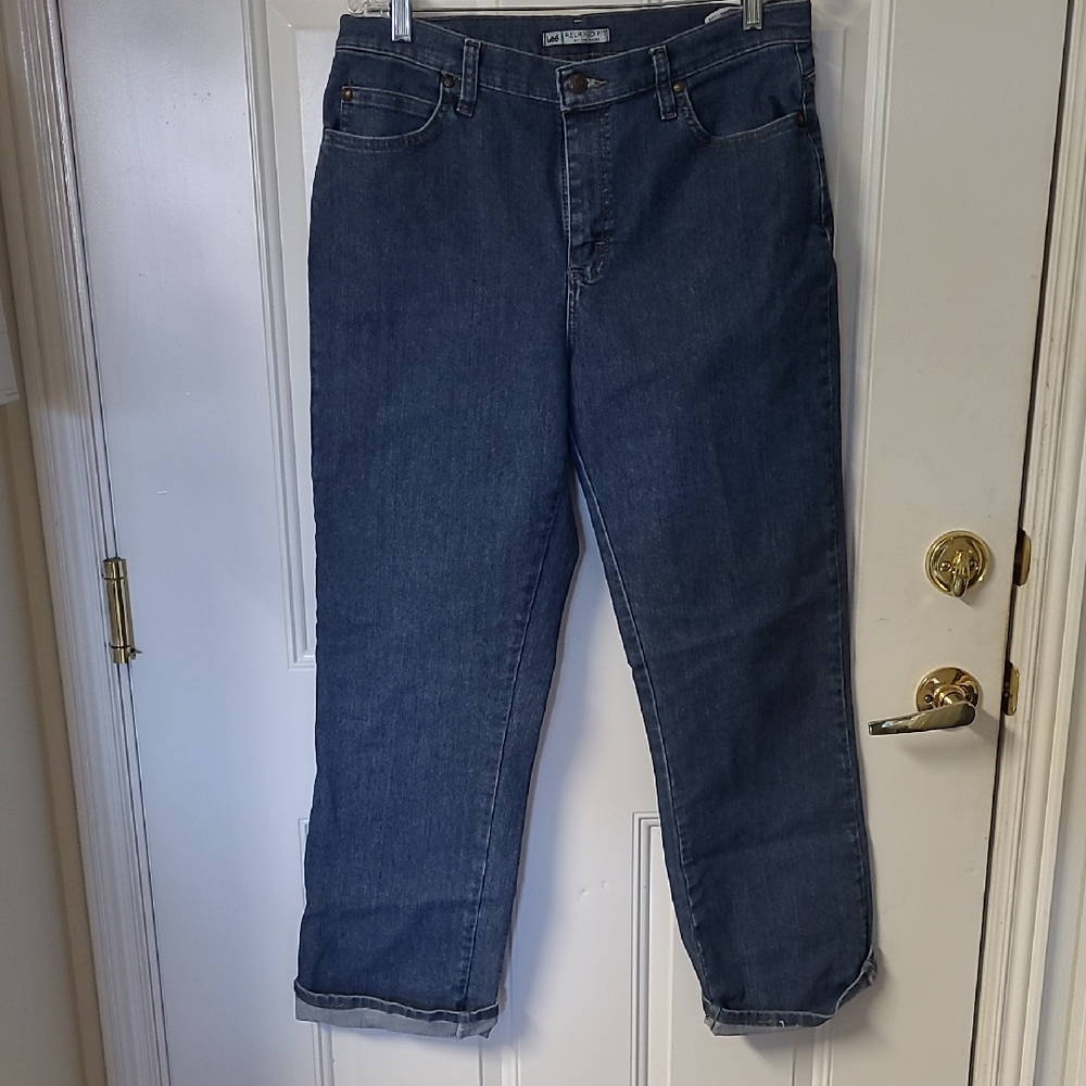Lee Women's Straight Leg Blue Jeans